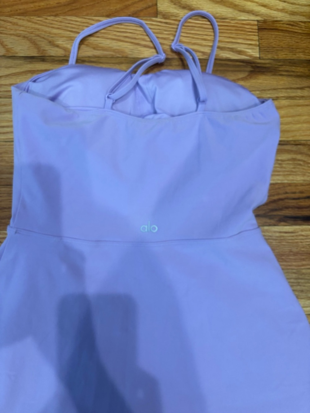 Alosoft Courtside Tennis Dress Lilac Small - Picture 5 of 6